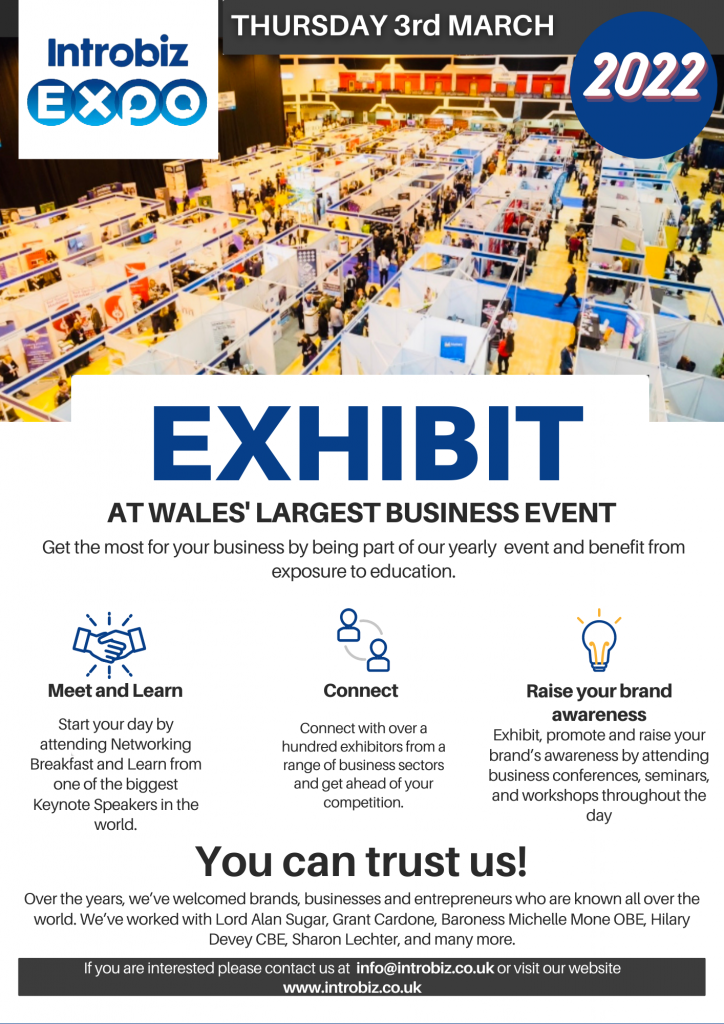 Wales' Largest Business Event Introbiz EXPO 2022 • Introbiz